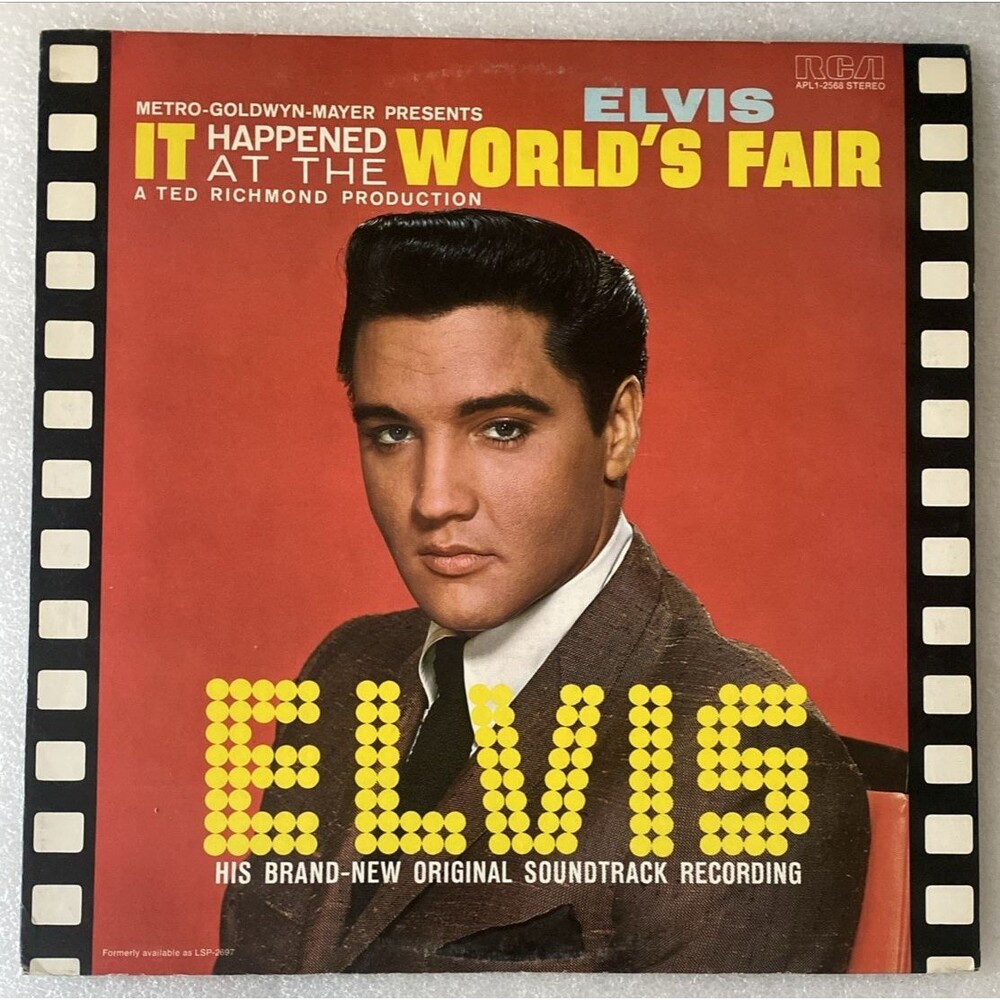 ELVIS PRESLEY It Happened at the World's Fair OST RCA Reissue Vinyl LP APL1-2060